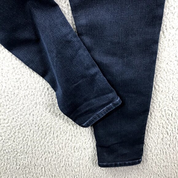 DEMOCRACY Womens Size 4 "Ab" Tech Dark Wash Stretch Denim Skinny Ankle Jeans - Picture 3 of 15